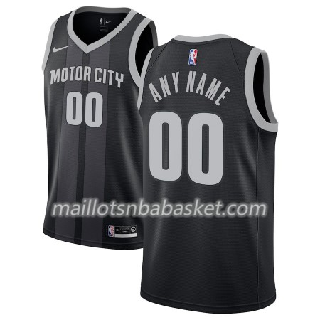 Maillot Homme Detroit Pistons Personnalisable 2018-19 Nike City Edition Noir Bleu Swingman Maillot Homme Detroit Pistons Personnalisable 2018-19 Nike City Edition Noir Bleu Swingman